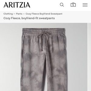 TNA Cozy BF Sweatpants in Charcoal